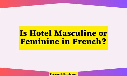Is Hotel Masculine or Feminine in French