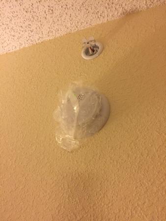 How to Cover Smoke Detector in Hotel