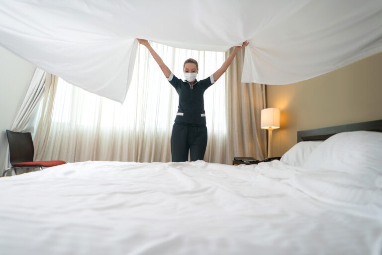 How to Disinfect Bed Sheets at Hotel