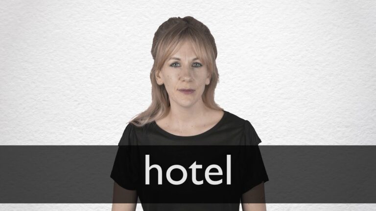 How to Pronounce Hotel