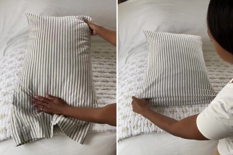 How to Tuck Pillow Cases Like Hotels
