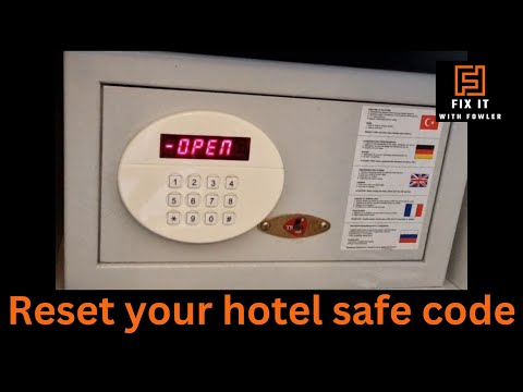 How to Open a Hotel Safe Without Code